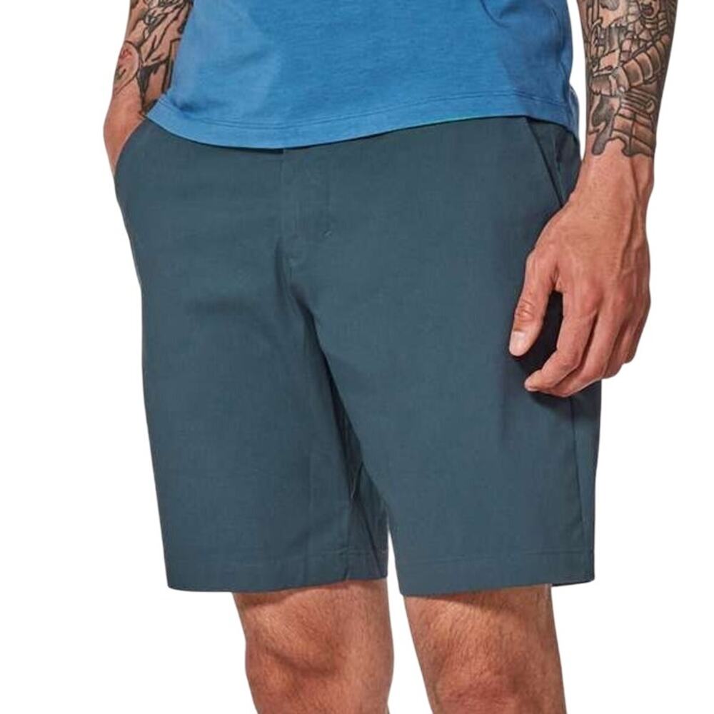 Lululemon Commission Short Slim Chino 9" Mach Blue Men's Size 36 EUC